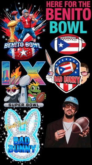 Pack de diseños BAD BUNNY NFL 🔥