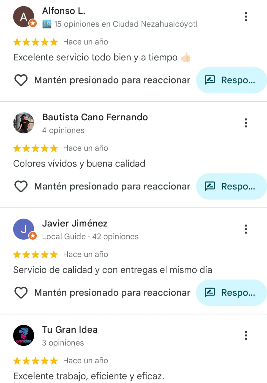 Reseña Cliente 5